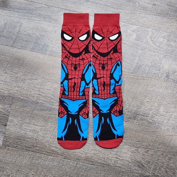NEW! SPIDERMAN Socks Men's Socks Women's Socks Mens Socks Womens Socks Marvel - Picture 1 of 2